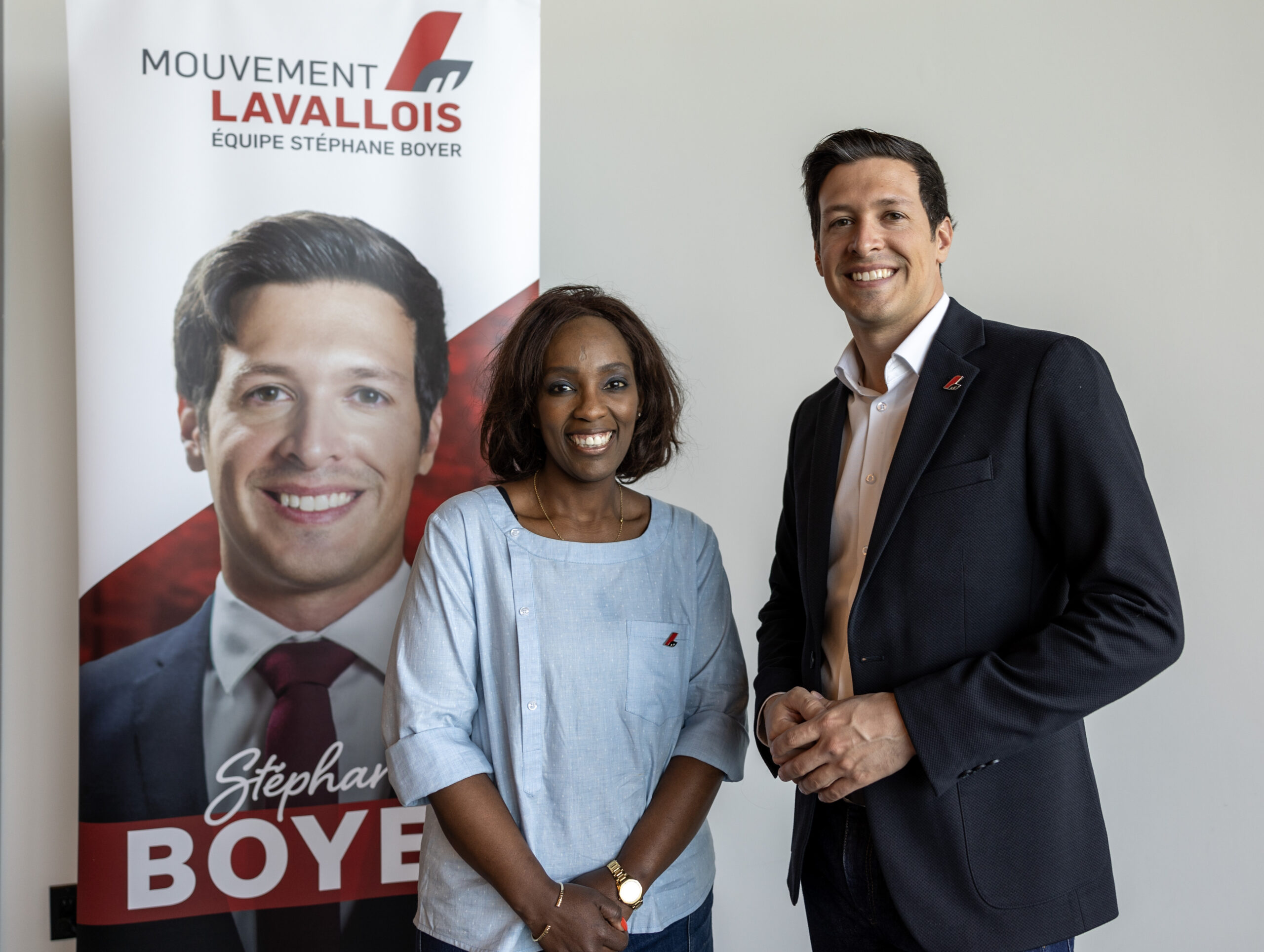 Annick Senghor et Stéphane Boyer